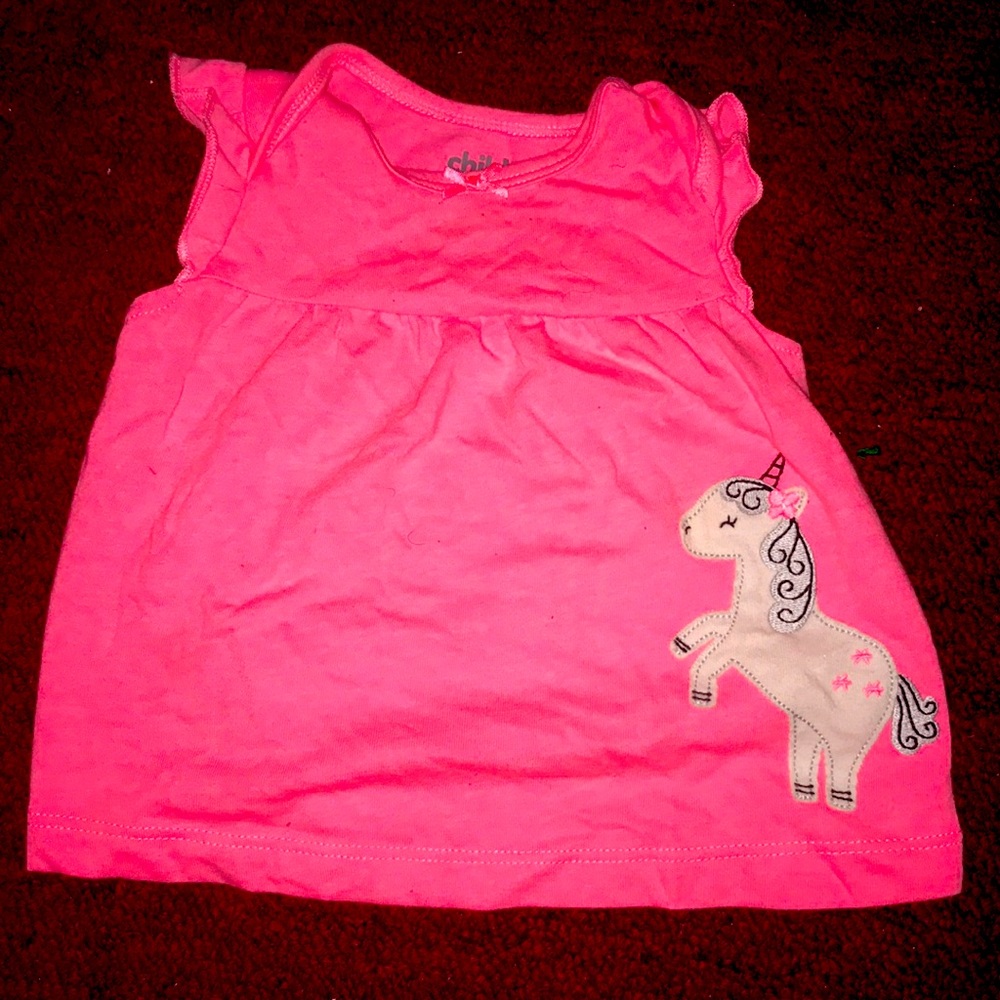 Pink unicorn dress